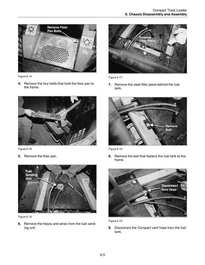 Terex R070 T Track Loader Service Manual sample page from service manual