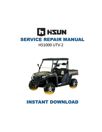HiSun HS1000 UTV2 Service Manual - Service Manual PDF Instant Download