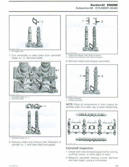 Skidoo REV 1200 GTX GSX MXZ Snowmobile Service Manual sample page from service manual