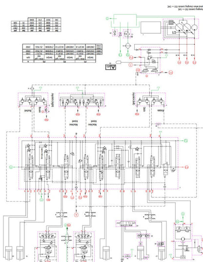 Wacker Neuson 2503 3503 Tracked Excavator Service Manual sample page with service data and tables