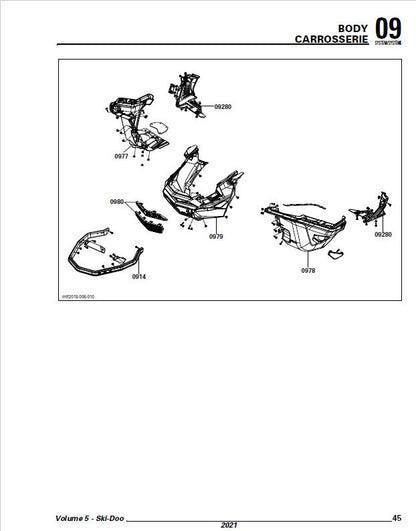 Skidoo REV 850 Gen4 ETEC Snowmobile Service Manual factory service manual title page