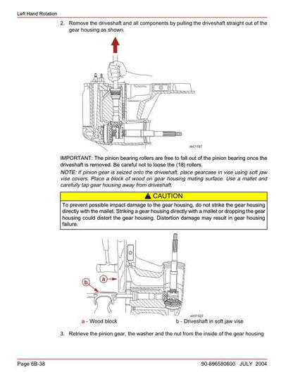 Mercury Verado 200 225 250 275 Outboard Service Manual sample page showing schematics and diagrams