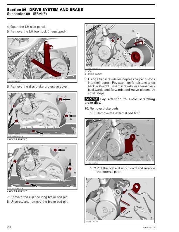Skidoo Skandic 600 850 900 Snowmobile Service Manual sample page showing schematics and diagrams