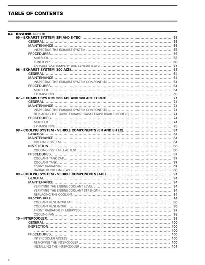 Skidoo Expedition 600 850 900 Snowmobile Service Manual sample page from service manual