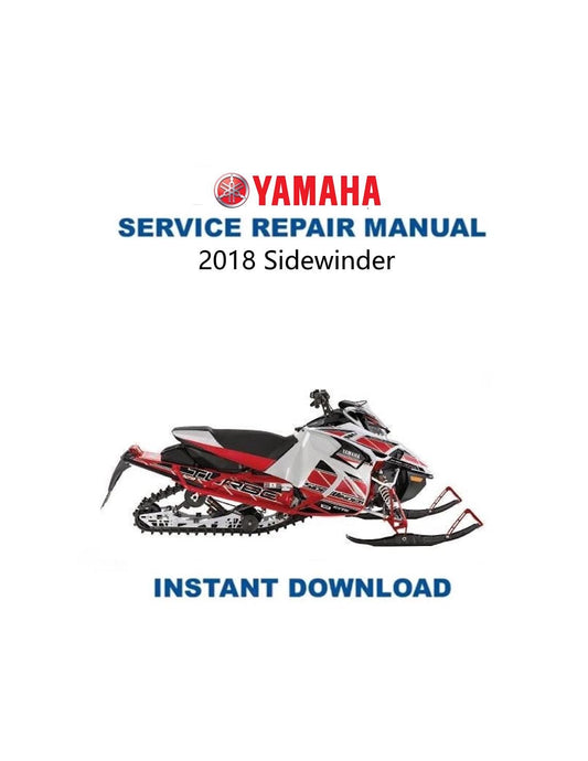 Yamaha Sidewinder Snowmobile Service Manual 2018-2021 - Service Manual PDF Instant Download