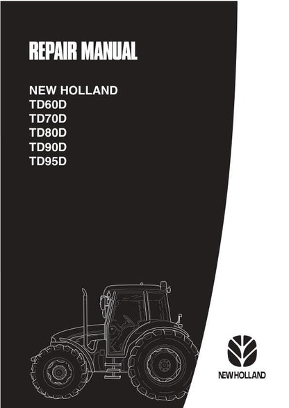 New Holland TD 60 70 80 90 95 Tractor Service Manual factory service manual title page