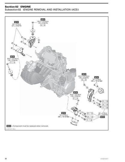 Skidoo Tundra 600 900 Snowmobile Service Manual table of contents