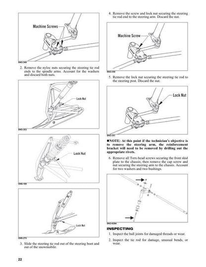 Arctic Cat ZR Riot Norseman M Alpha One 8000 Snowmobile Service Manual sample page with diagrams and specifications