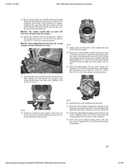 Arctic Cat Blast ZR LT M 4000 Snowmobile Service Manual sample page with technical illustrations