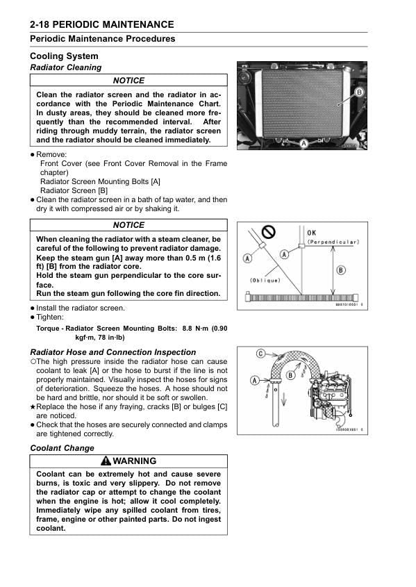 Kawasaki Mule 4010 Trans4x4 Diesel Utility Vehicle Service Manual sample page from service manual