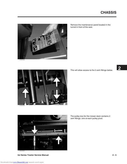 Toro 518 520 522 523 xi Lxi DXi Mower Service Manual sample page from service manual