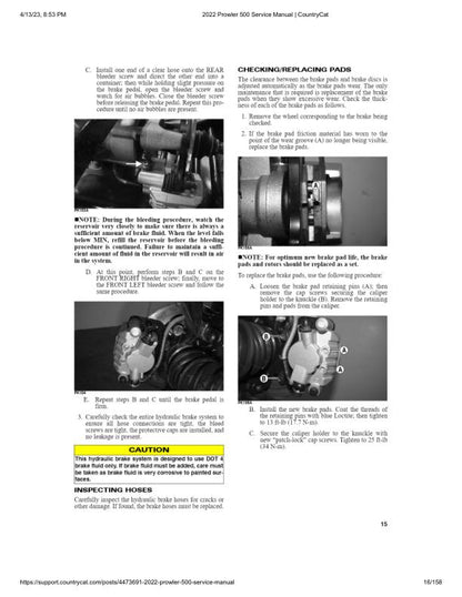 Arctic Cat Prowler 500 UTV Service Manual sample page from service manual