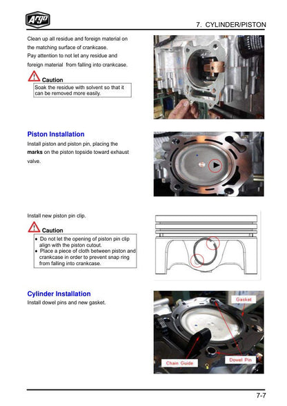Argo XPLORER XR 500 UTV Service Manual sample page showing schematics and diagrams