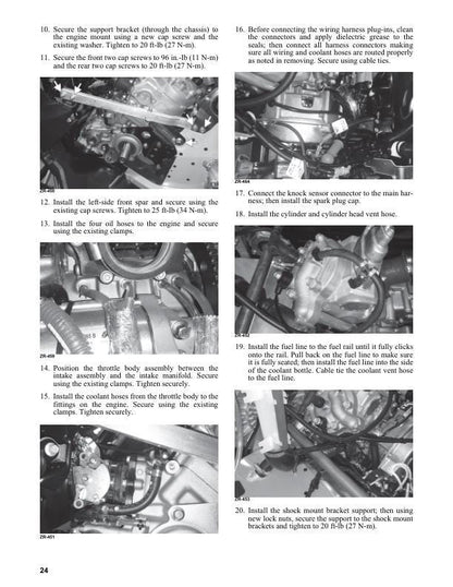 Arctic Cat Blast ZR LT XR Touring M 4000 Snowmobile Service Manual sample page from service manual