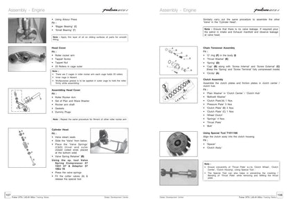 Baja Pulsar DTSi 180 Motorcycle Service Manual sample page from the repair manual