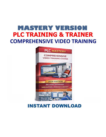 PLC Training MASTERY Course 2026 - Service Manual PDF Instant Download