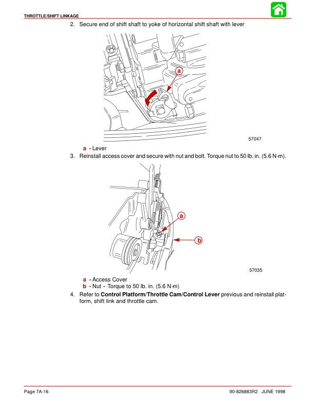 Mercury Mariner 20 25 Outboard Service Manual sample page with service data and tables