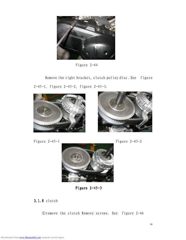 HiSun HS500 ATV-2 Service Manual factory service manual title page