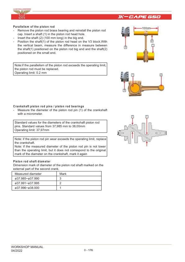 Motormorini X Cape 650 Motorcycle Service Manual sample page from the repair manual