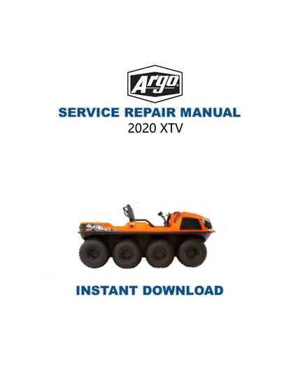 Argo XTV UTV Service Manual 2020-2025 - Service Manual PDF Instant Download