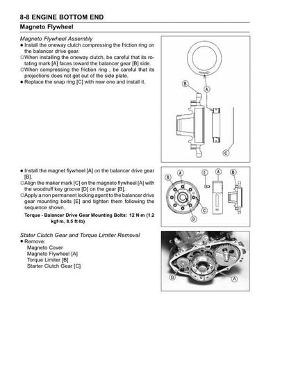 Kawasaki STX R 1200 JetSki Service Manual sample page showing schematics and diagrams