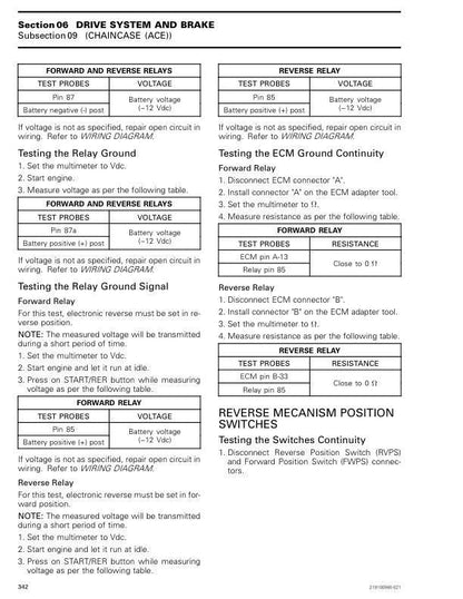 Skidoo Tundra 600 900 Snowmobile Service Manual sample page showing repair procedures