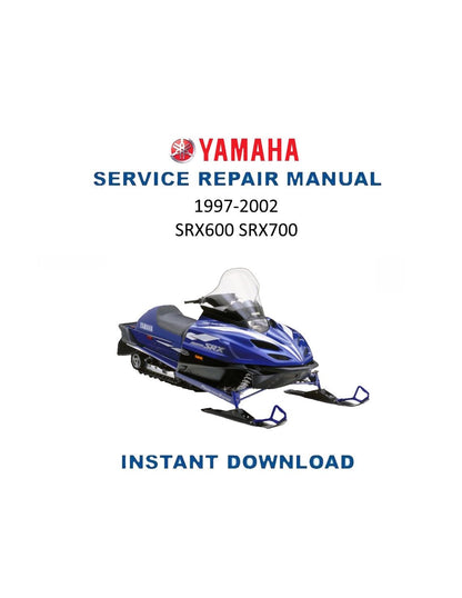 Yamaha SRX 600 700 Snowmobile Service Manual 1997-2002 - Service Manual PDF Instant Download