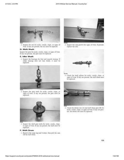 Arctic Cat Wildcat Sport 700 UTV Service Manual sample page from the repair manual