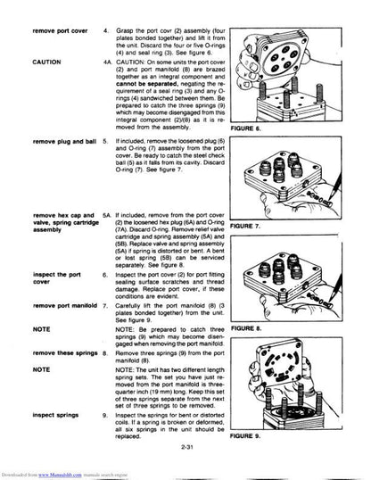 Cub Cadet 1050 1204 1210 Garden Tractor Service Manual sample page showing repair procedures