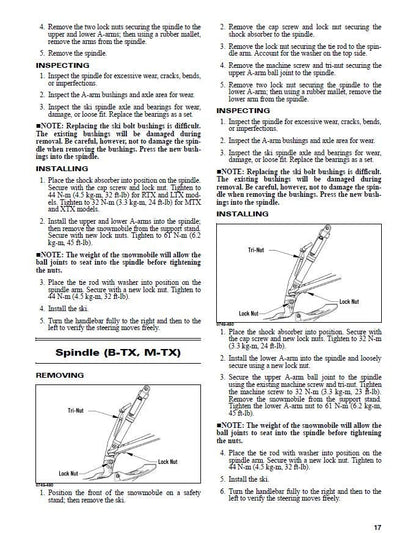 Yamaha Sidewinder Snowmobile Service Manual sample page from service manual