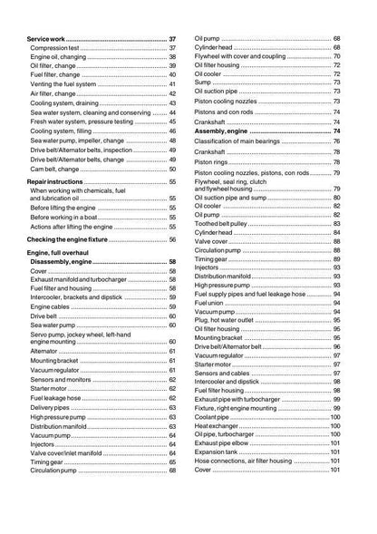 Volvo Penta D3 110i 130i 160i 190i A/B Engine Service Manual sample page from service manual