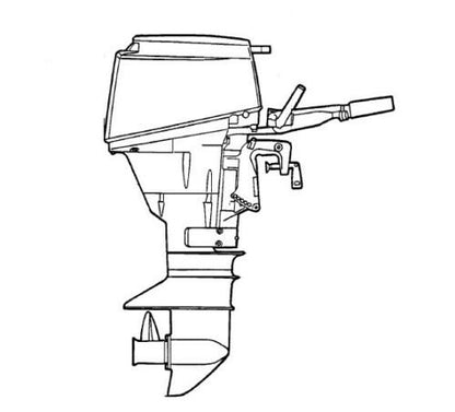 Honda BF2A Outboard Service Manual table of contents