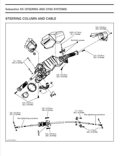 Yamaha SR230 Jet Boat Service Manual sample page with technical illustrations