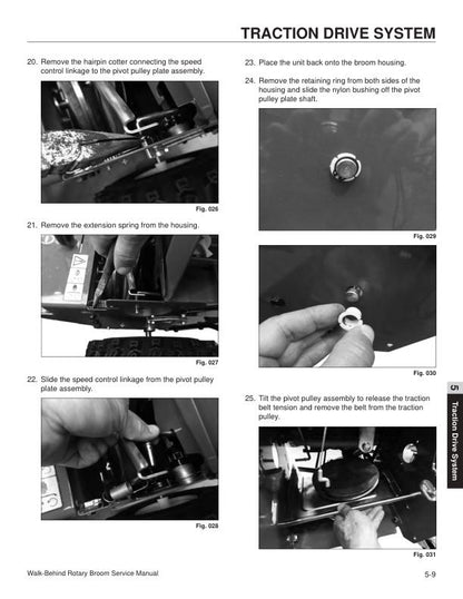 Toro 38700 23740 Walk Behind Rotary Broom Service Manual sample page from the repair manual