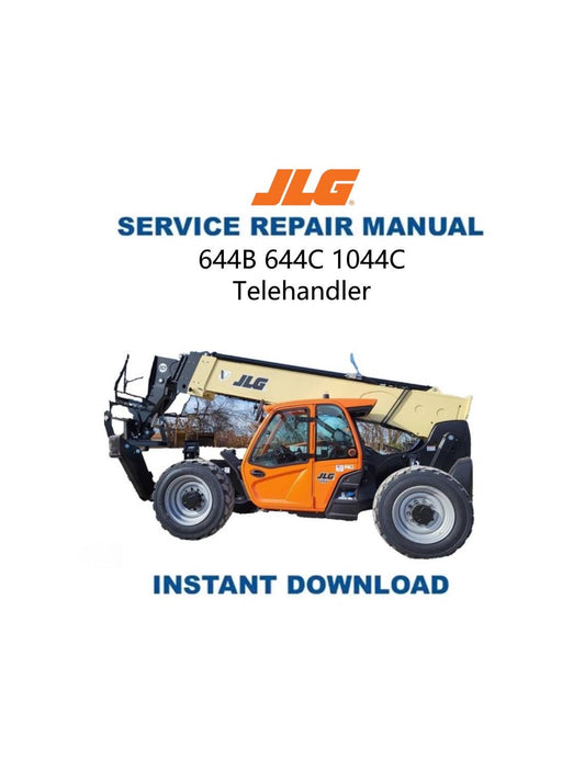 JLG 644 1044 Telehandler Service Manual - Service Manual PDF Instant Download
