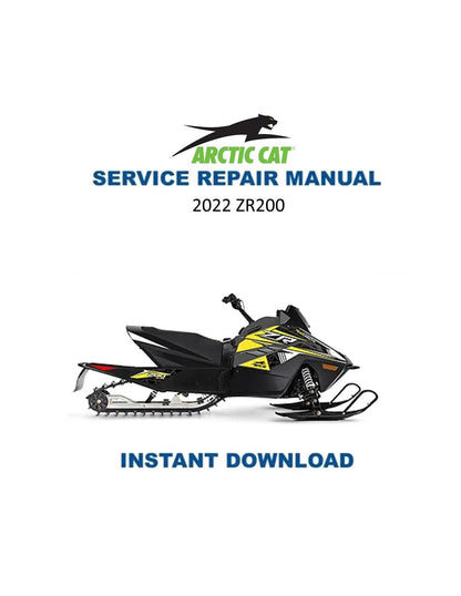 Arctic Cat ZR 200 Snowmobile Service Manual 2022-2025 - Service Manual PDF Instant Download