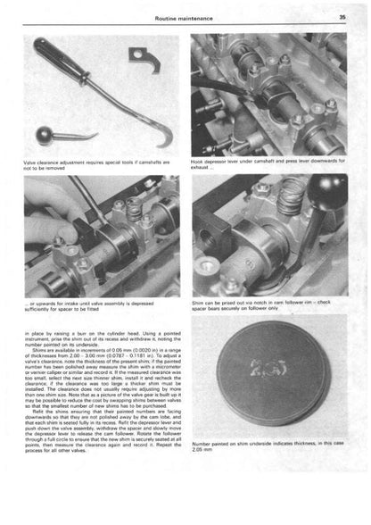 BMW K 100 K 75 Motorcycle Service Manual sample page from service manual