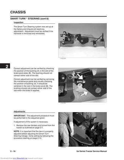 Toro 518 520 522 523 xi Lxi DXi Mower Service Manual sample page showing repair procedures