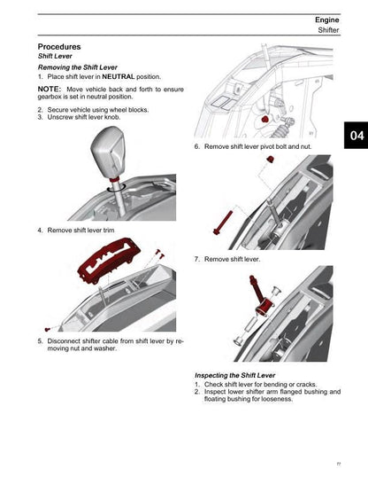 Can-Am Maverick HD7 700 UTV Service Manual sample page with diagrams and specifications