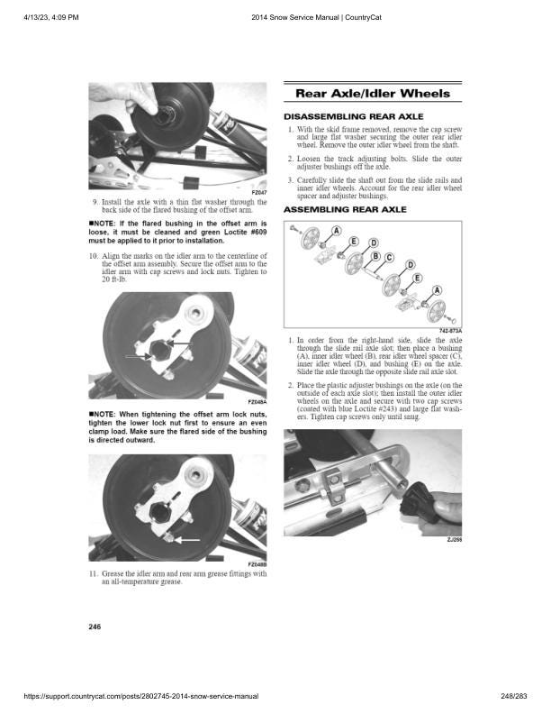 Arctic Cat F5 Bearcat F570 T570 TZ1 Snowmobile Service Manual sample page showing schematics and diagrams