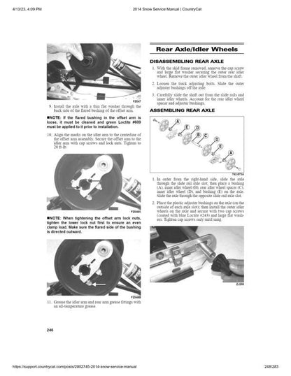 Arctic Cat F5 Bearcat F570 T570 TZ1 Snowmobile Service Manual sample page showing schematics and diagrams