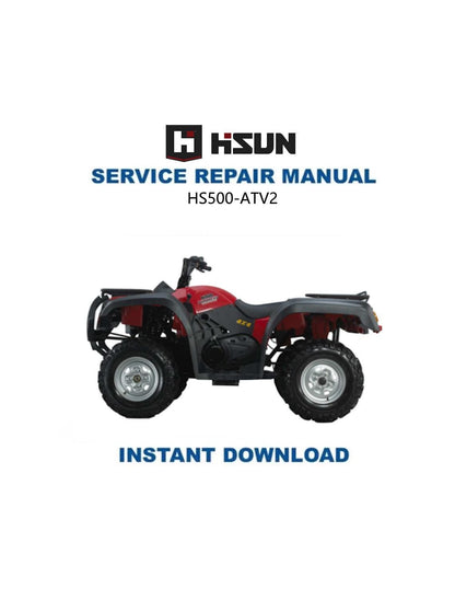 HiSun HS500 ATV-2 Service Manual - Service Manual PDF Instant Download