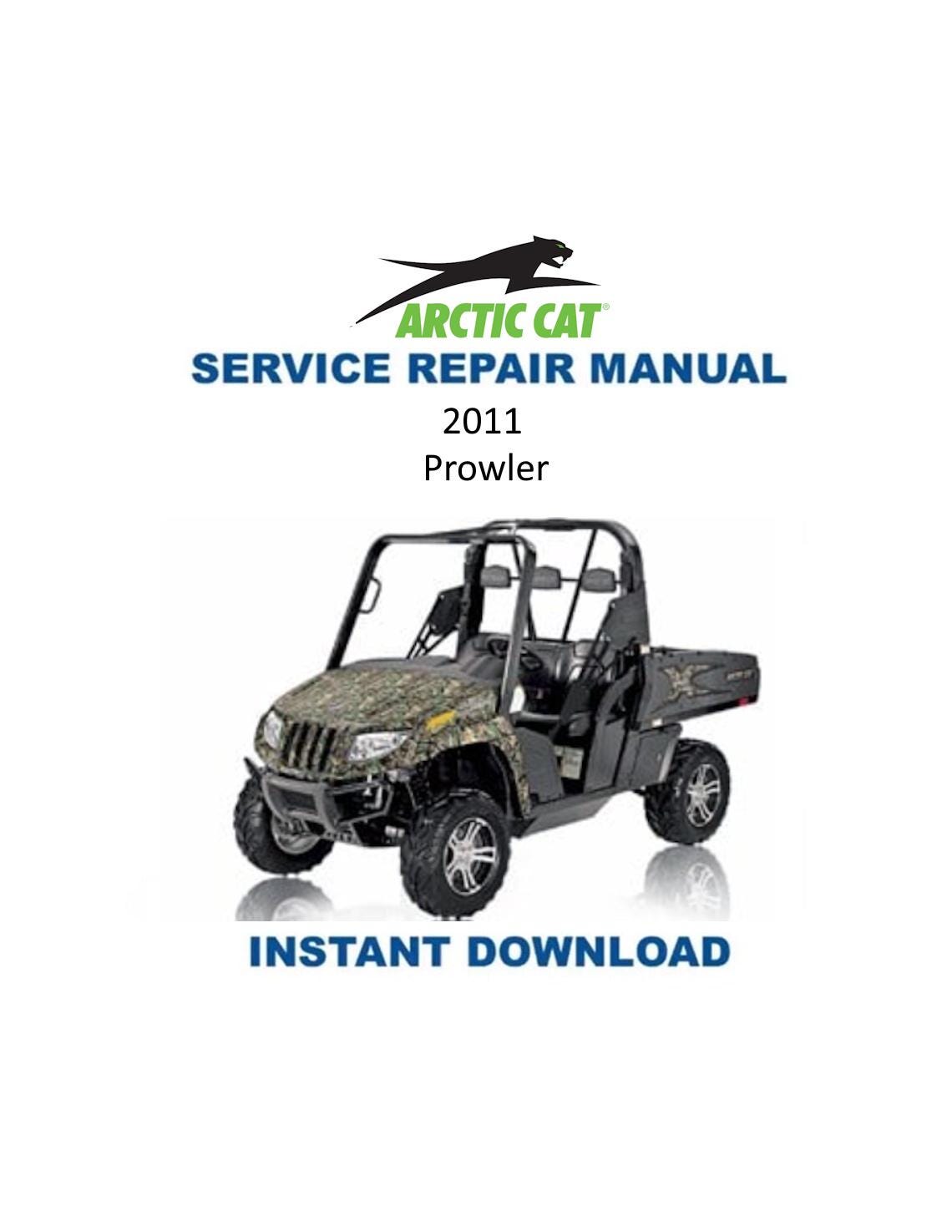 Arctic Cat Prowler HDX UTV Service Manual 2011-2014 - Service Manual PDF Instant Download