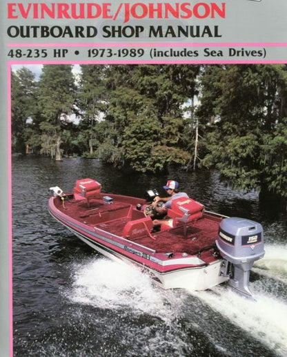Johnson Evinrude 48-235 HP Outboard Service Manual factory service manual title page