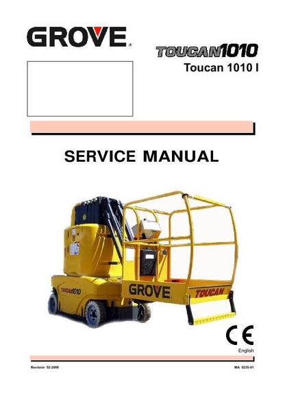 Grove Toucan 1010 Lift Service Manual factory service manual title page