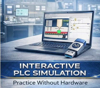 PLC Trainer & Training Course sample page with diagrams and specifications