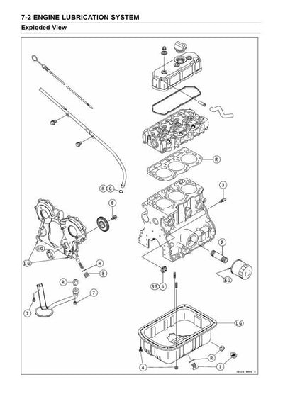 Kawasaki Mule 4010 Trans4x4 Diesel Utility Vehicle Service Manual sample page with technical illustrations