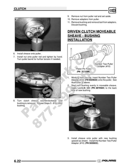 Polaris Trail Boss 330 ATV Service Manual sample page from the repair manual