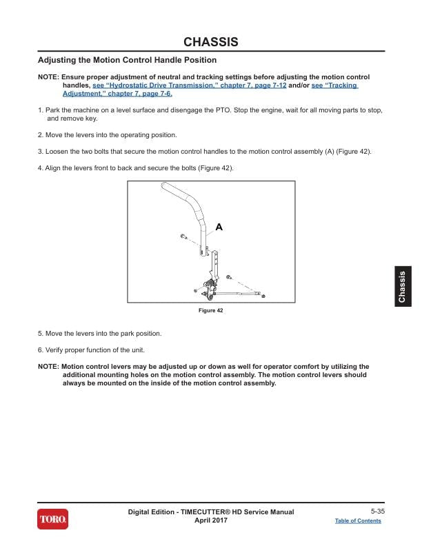Toro Timecutter HD 75201 75202 75203 75210 75211 75212 74864 Service sample page from the repair manual