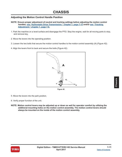 Toro Timecutter HD 75201 75202 75203 75210 75211 75212 74864 Service sample page from the repair manual